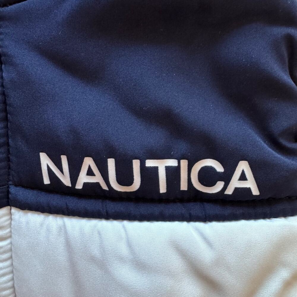 Nautica Boys Colorblock Puffer Vest Quilted Full Zip Cold Weather 4T - Picture 5 of 9